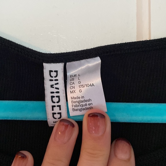 Ribbed cropped cotton tshirt - Picture 2 of 4